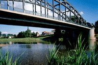 Die Weserbrücke bei Rinteln